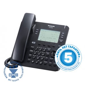 Телефон системный IP Panasonic KX-NT630RUB