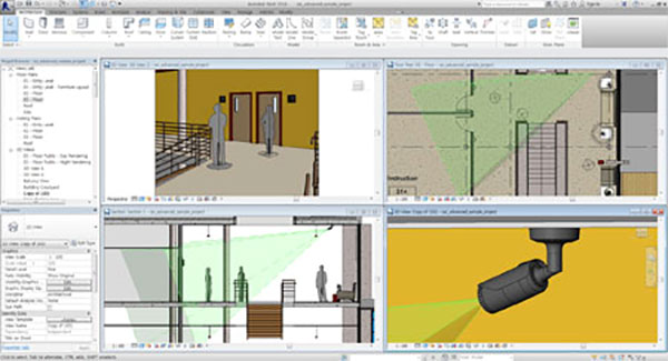 >Hanwha Techwin предоставляет 3D-модели для проектирования систем видеонаблюдения