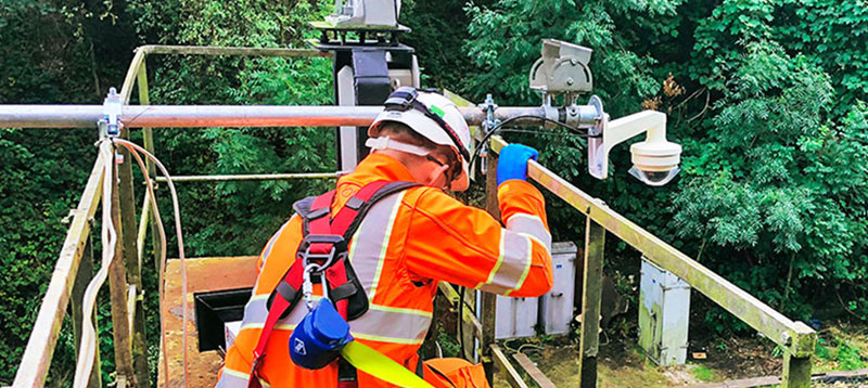 Камеры видеонаблюдения Wisenet обеспечивают контроль ремонта и реконструкции железных дорог