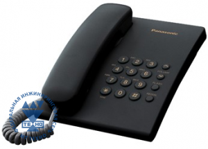 Телефон Panasonic KX-TS2350RU чёрный
