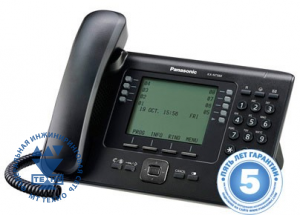 Телефон системный IP Panasonic KX-NT560RU-B